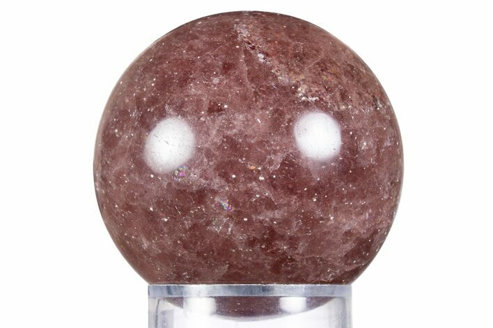 Polished Strawberry Quartz Sphere #342063